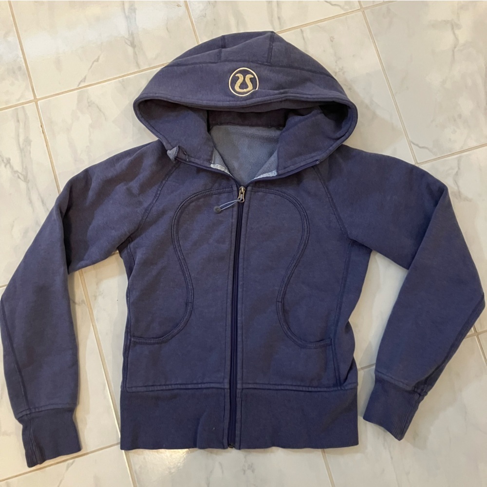lululemon athletica Navy Blue Zip-Up Hoodie